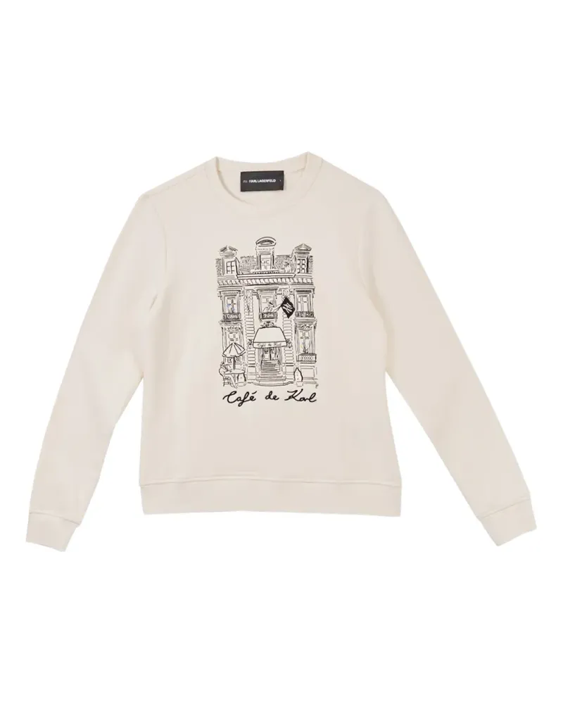 Karl Lagerfeld x JP graphic-print sweatshirt - Nude Nude