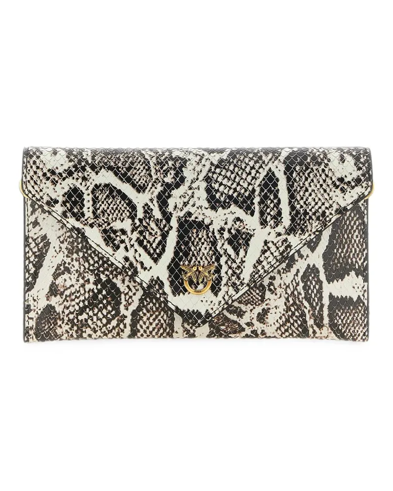 Pinko Love Birds mini clutch - Nude Nude