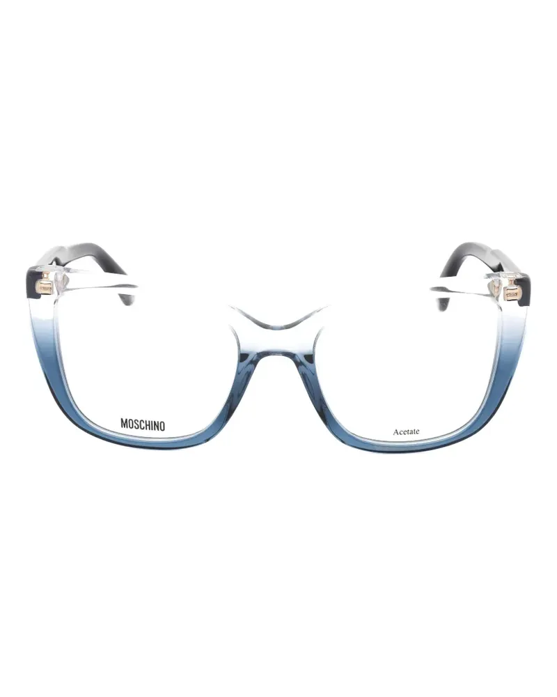 Moschino Cat-Eye-Brille - Blau Blau