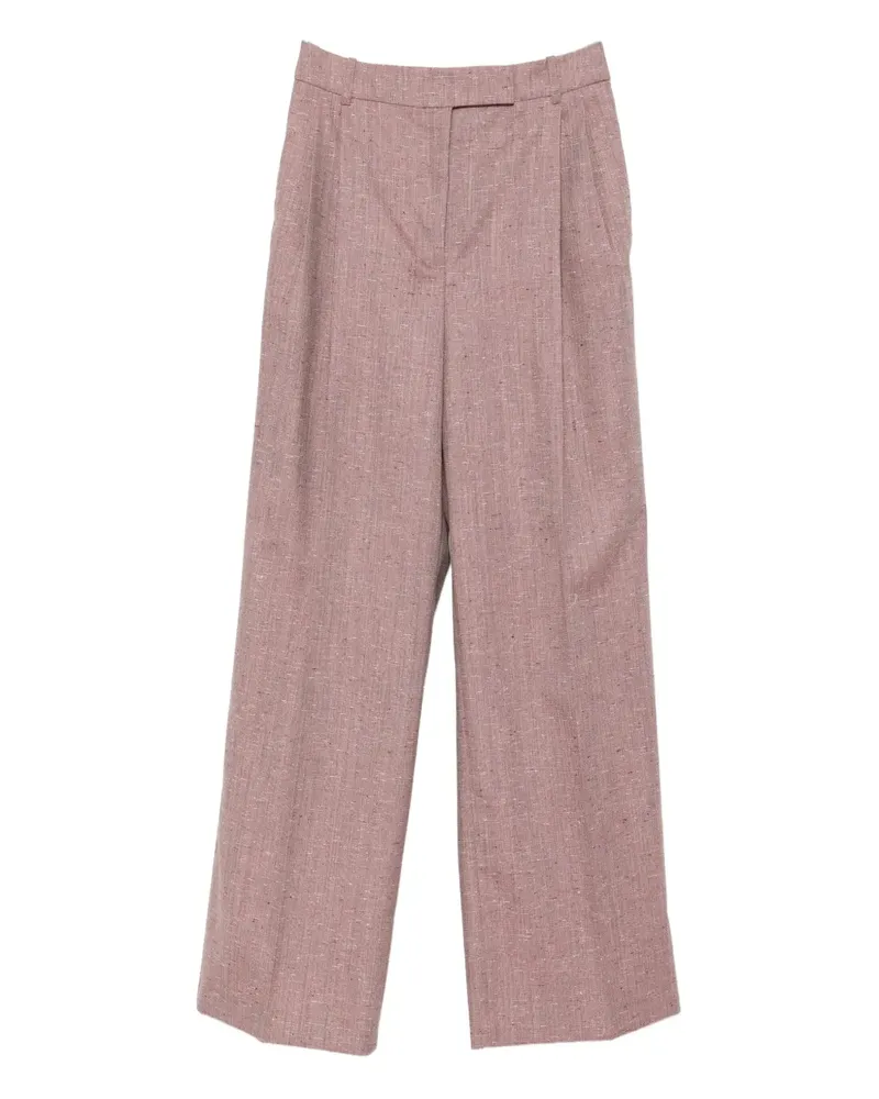 Róhe Halbhohe Tweed-Hose - Violett Violett