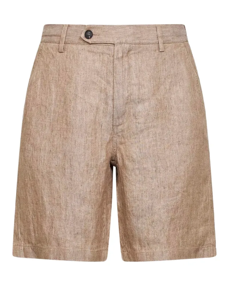 MC2 Saint Barth herringbone bermuda shorts - Nude Nude