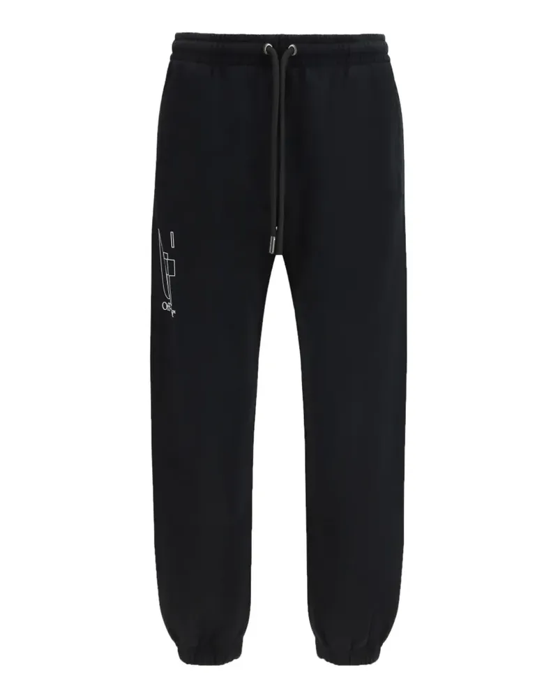 OFF-WHITE Jogginghose mit Pfeil-Print - Schwarz Schwarz