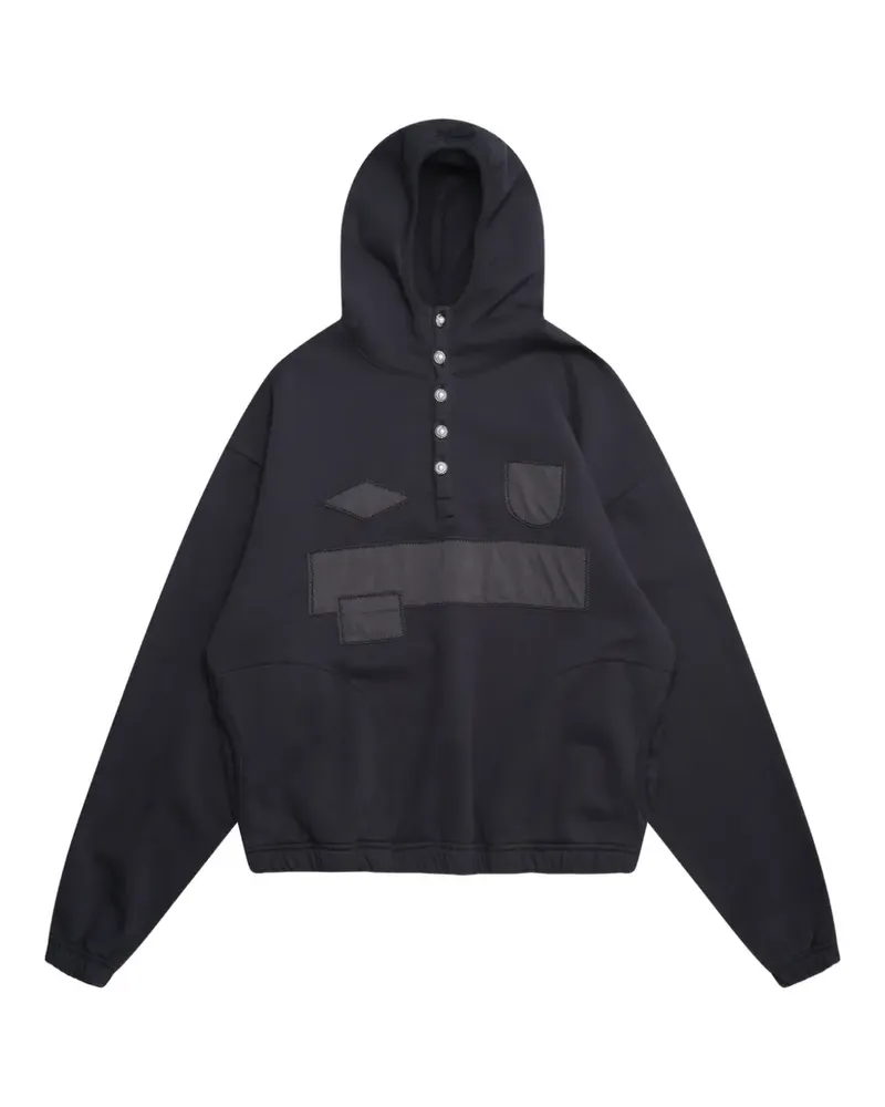 Umbro x Slam Jam Censored Pearls patch-detail hoodie - Schwarz Schwarz