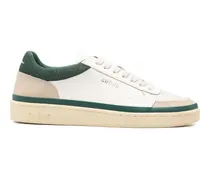 Zweifarbige Sneakers - Weiß