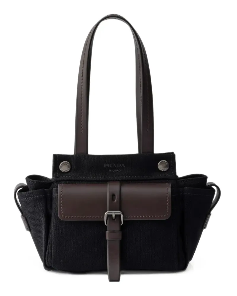 Prada Route Mini-Tote Bag - Schwarz Schwarz
