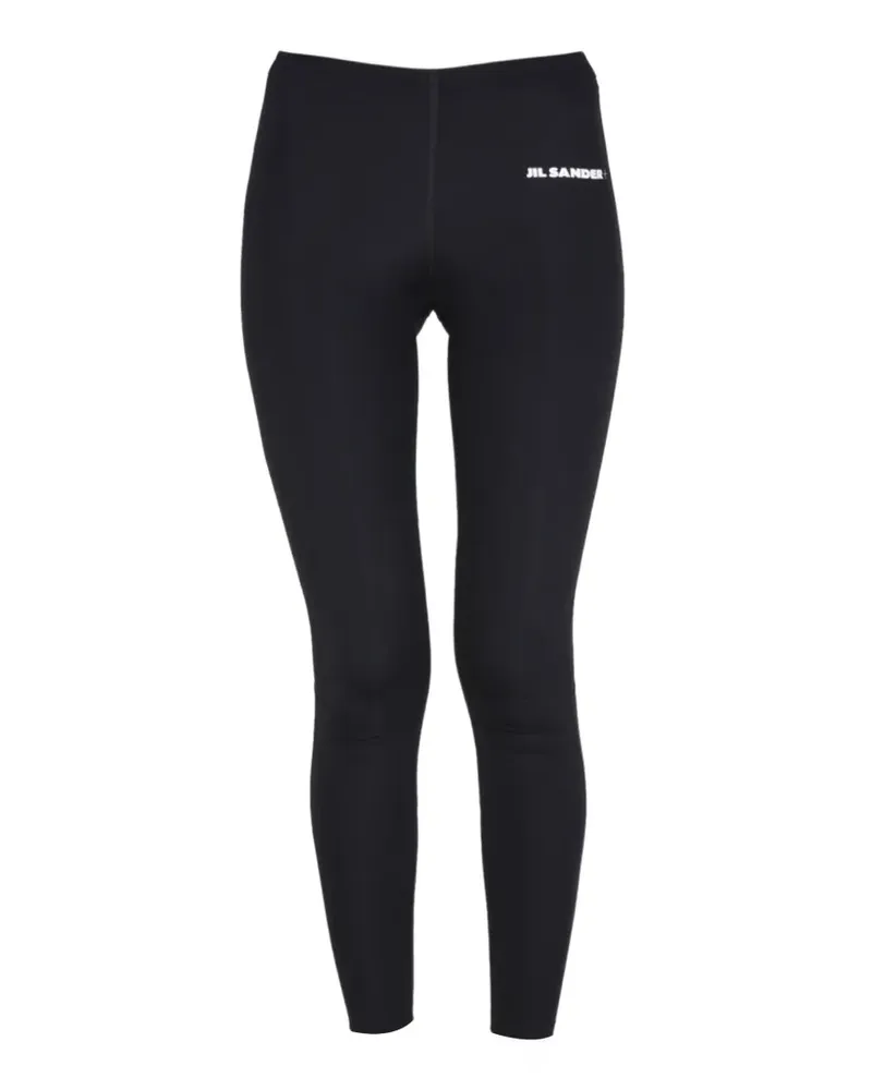 Jil Sander logo-print leggings - Schwarz Schwarz