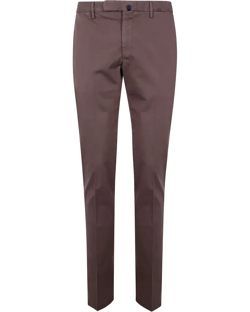 Incotex Chino mit schmalem Schnitt - Braun Braun