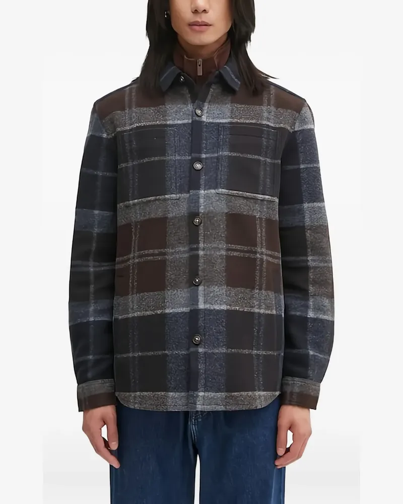Barbour Kariertes Hemd mit Knöpfen - Braun Braun