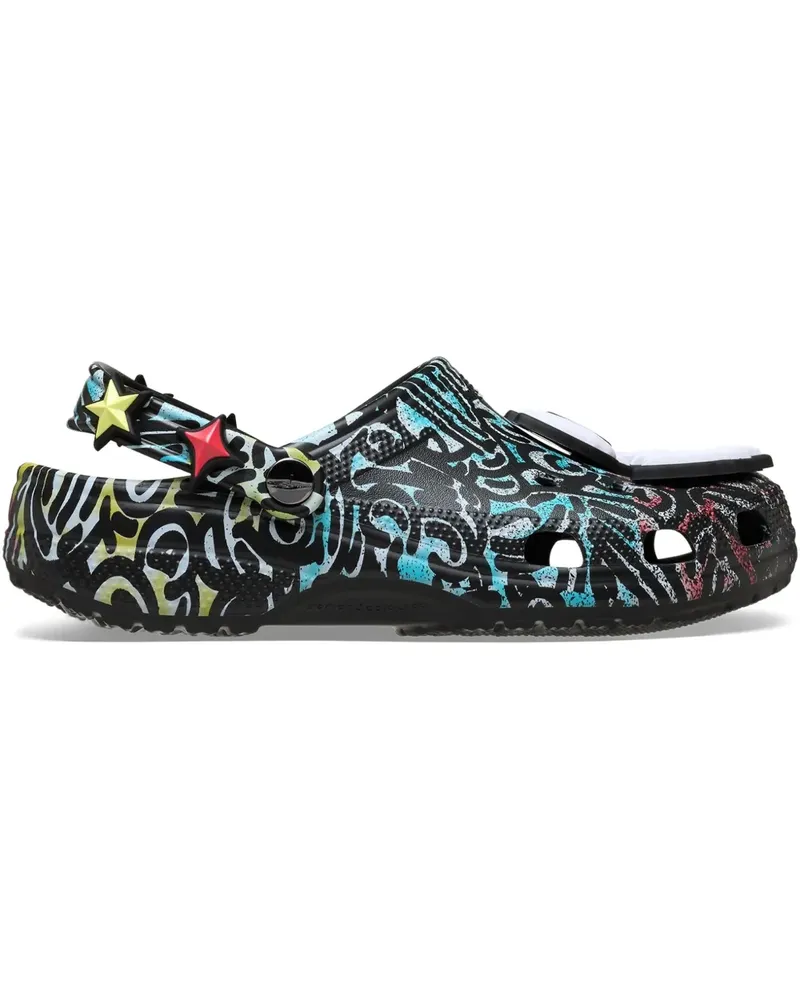 Crocs graphic-print sandal - Schwarz Schwarz