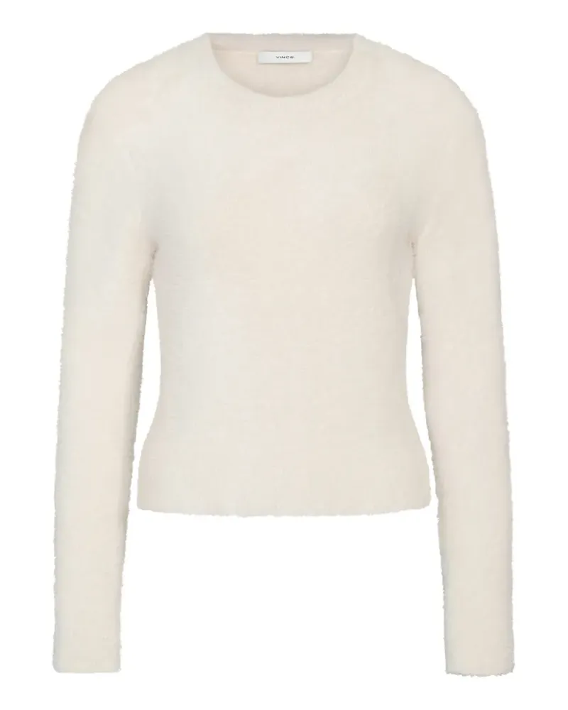 Vince Eyelash Pullover mit rundem Ausschnitt - Nude Nude