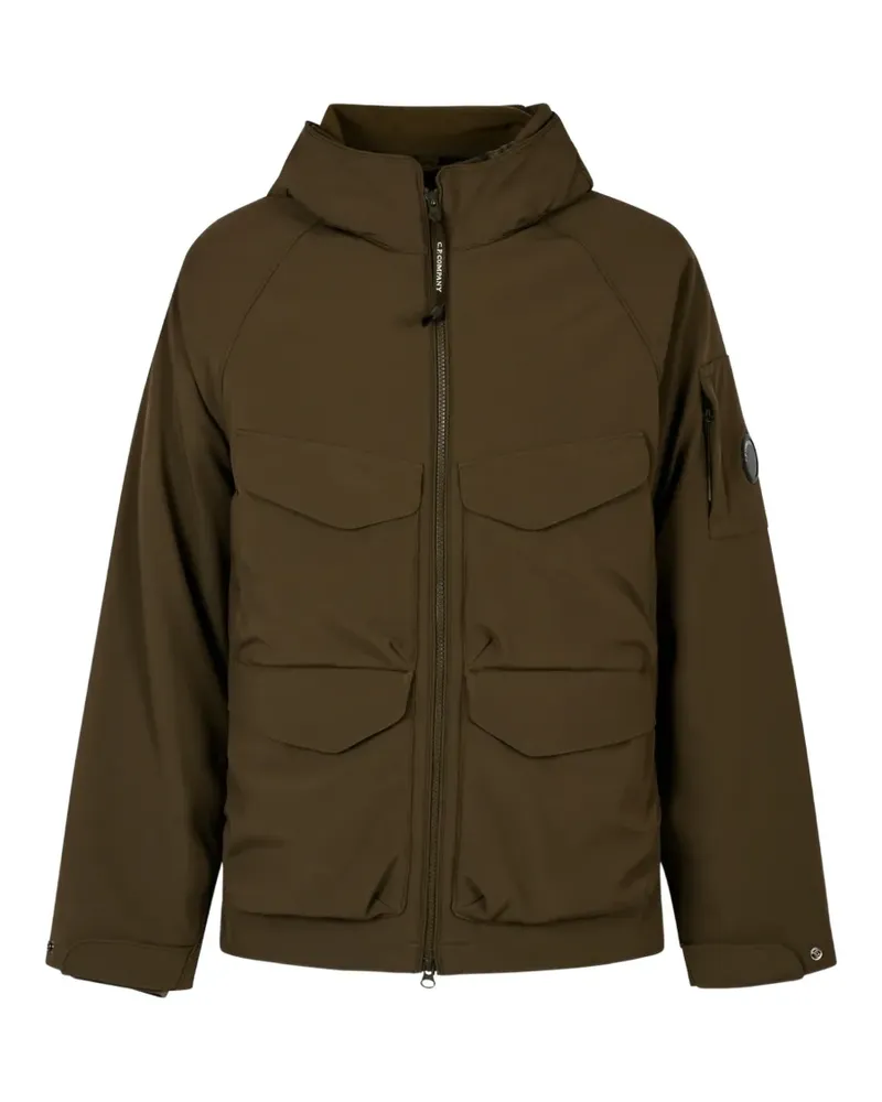C.P. Company Kapuzenjacke mit Linsen-Detail - Grün Grün