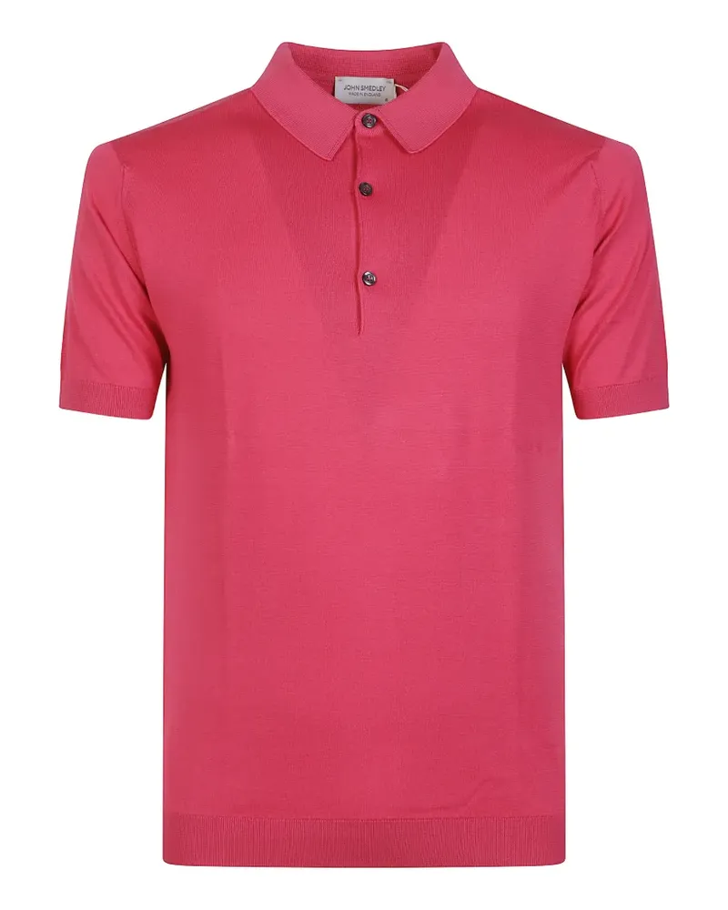 John Smedley Adrian short-sleeve polo shirt - Rosa Rosa
