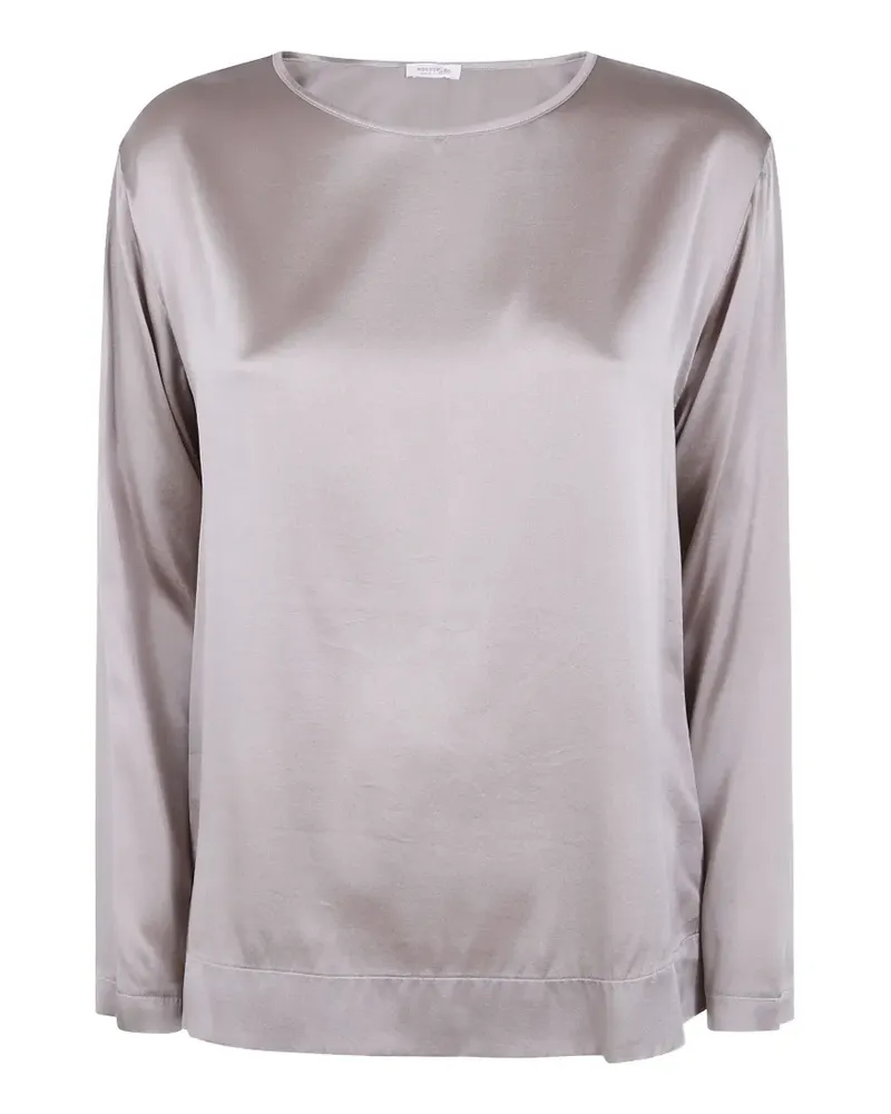 ROSSOPURO Klassische Bluse - Grau Grau