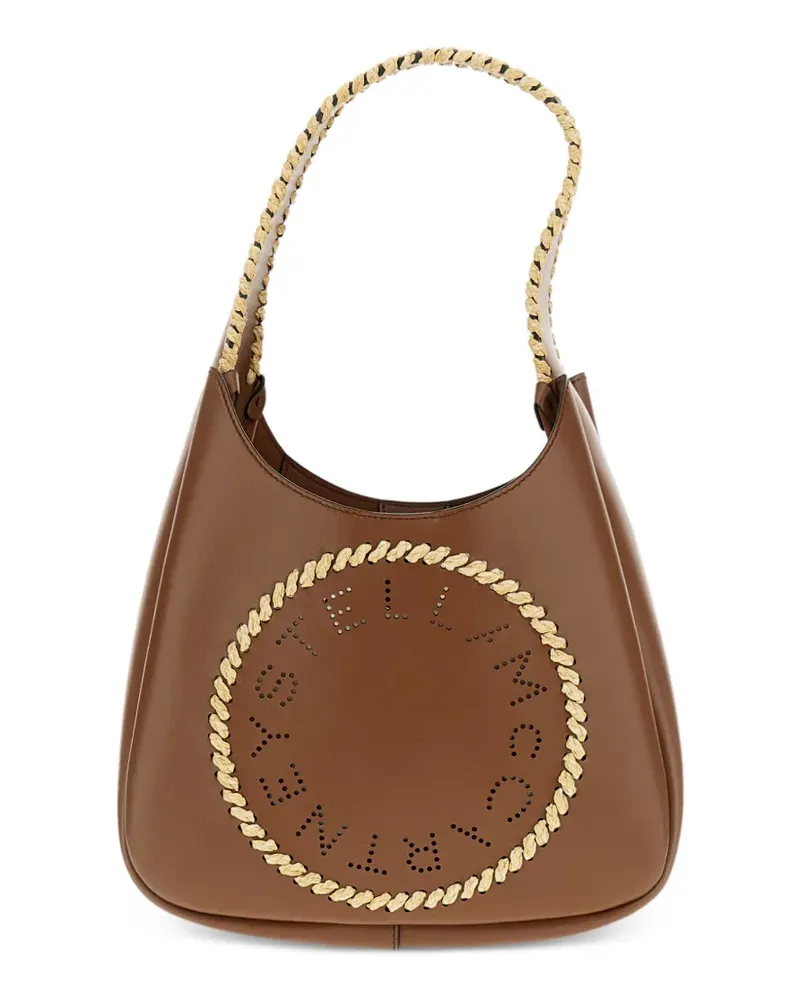 Stella McCartney small braided-strap shoulder bag - Braun Braun