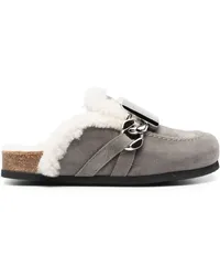 J.W.Anderson Loafer aus Wildleder 10mm Grau