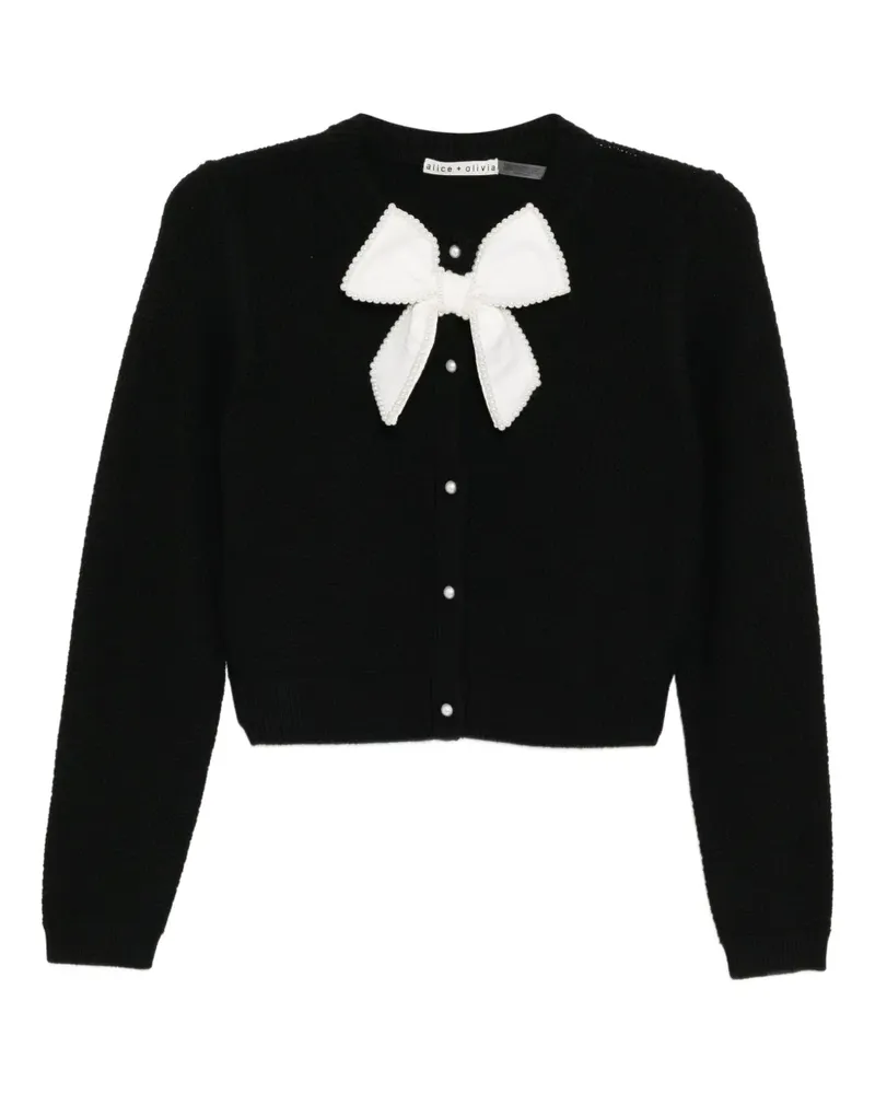 Alice + Olivia Dollie Cardigan - Schwarz Schwarz