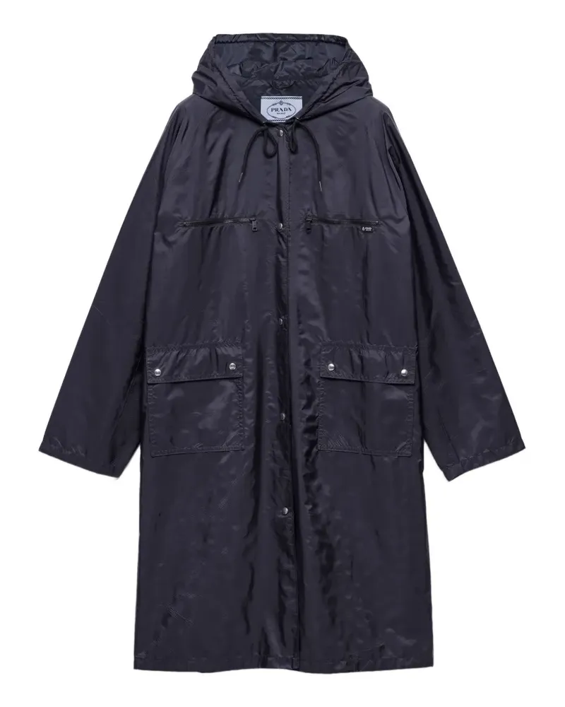 Prada lightweight Re-Nylon raincoat - Blau Blau