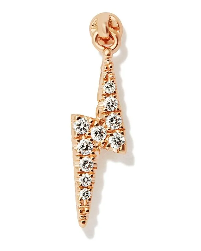 Maria Tash 18kt Weißgoldohrring - Rosa Rosa