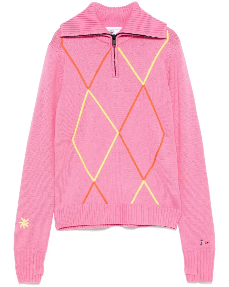 Rossignol x JCC Pullover aus Merinowolle - Rosa Rosa