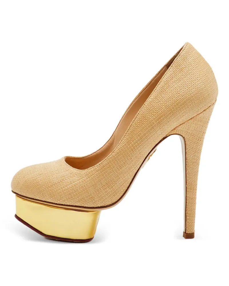 Charlotte Olympia Dolly Plateau-Pumps - Nude Nude