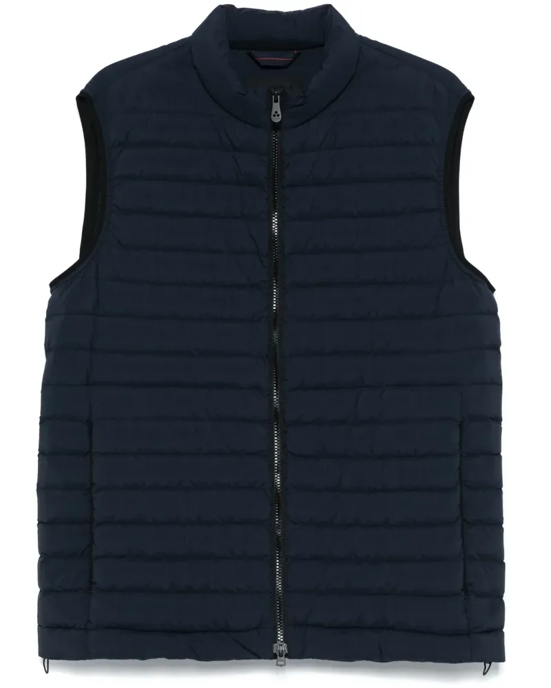 Peuterey Weste mit Logo-Patch - Blau Blau