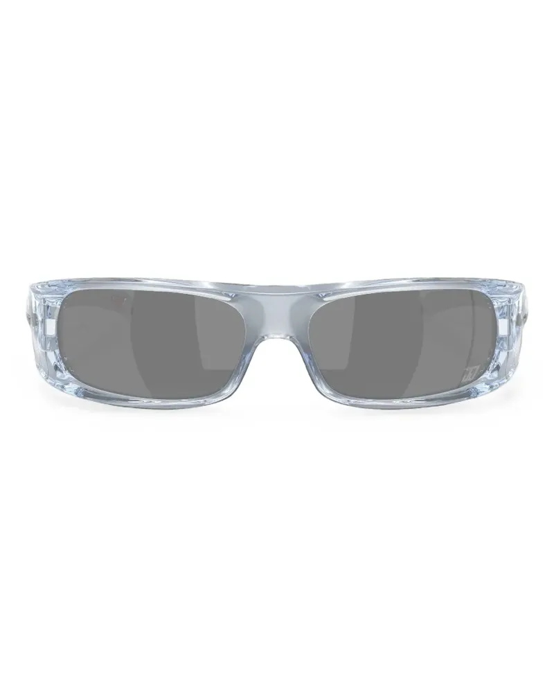 Oakley Highland Sonnenbrille mit eckigem Gestell - Silber Silber