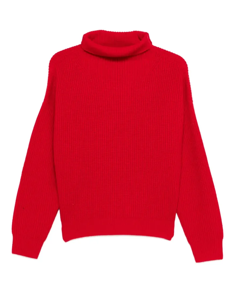 Isabel Marant Gerippter Rollkragenpullover - Rot Rot