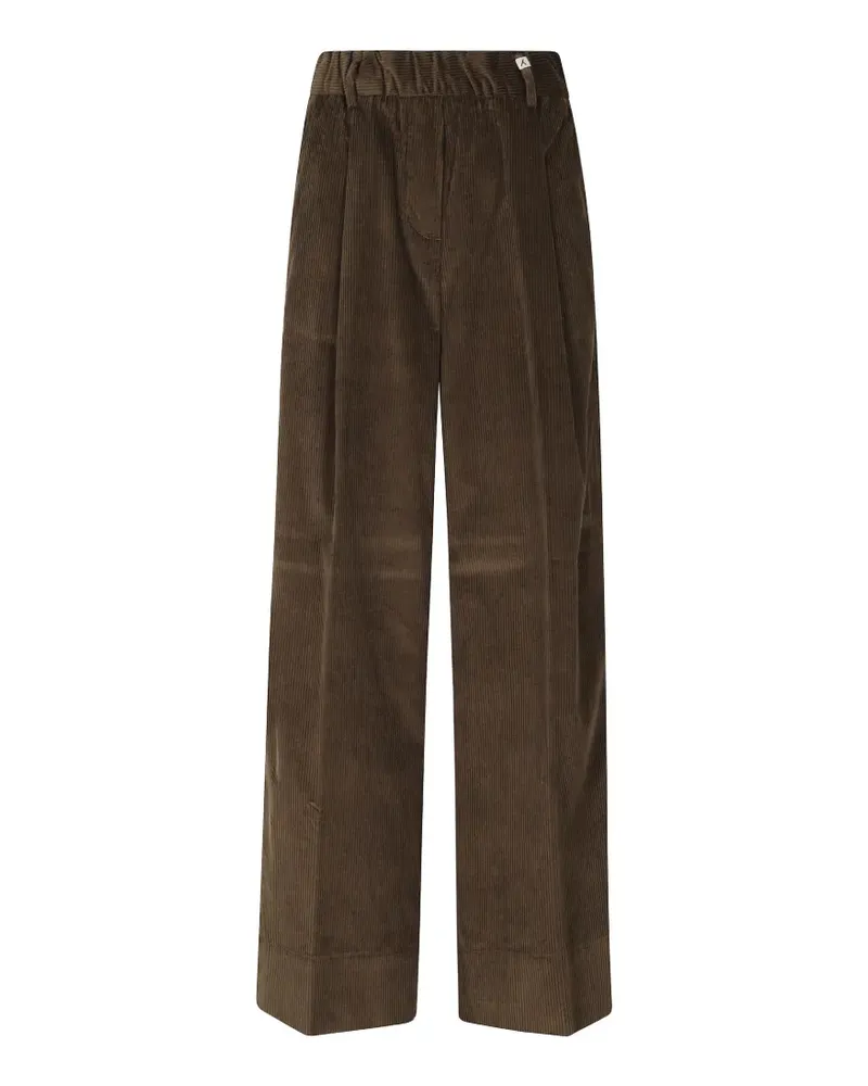 MYTHS corduroy wide-leg trousers - Braun Braun