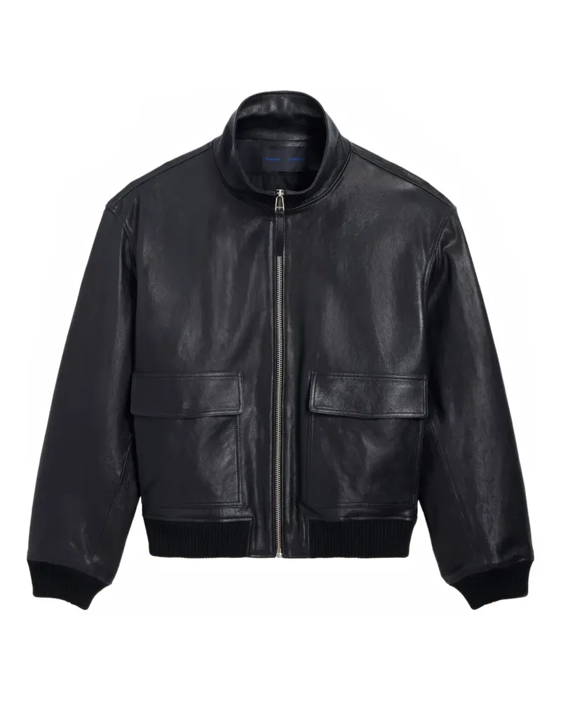 Proenza Schouler Sterling zip leather bomber jacket - Schwarz Schwarz