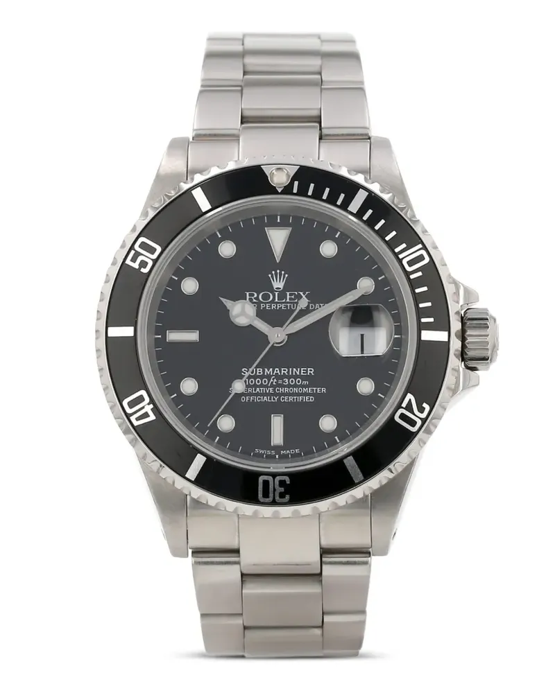 Rolex 2000 Submariner Date Armbanduhr 40mm - Schwarz Schwarz