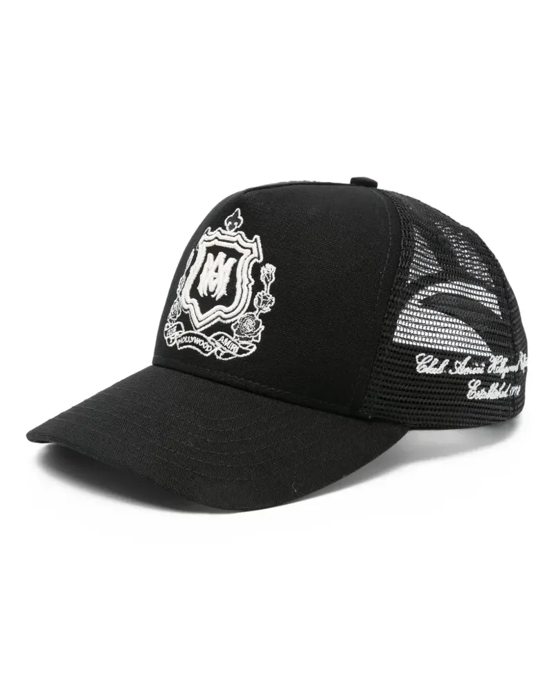 Amiri Mesh-Baseballkappe mit MA-Logo - Schwarz Schwarz