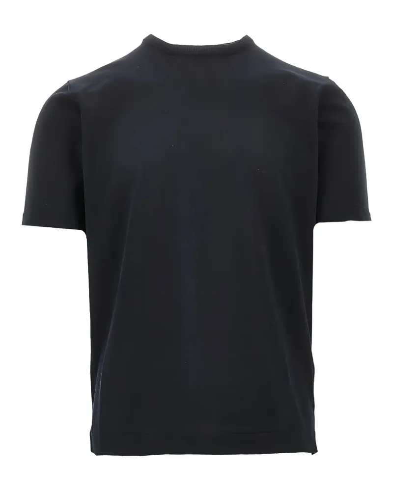 Caruso T-Shirt mit rundem Ausschnitt - Blau Blau