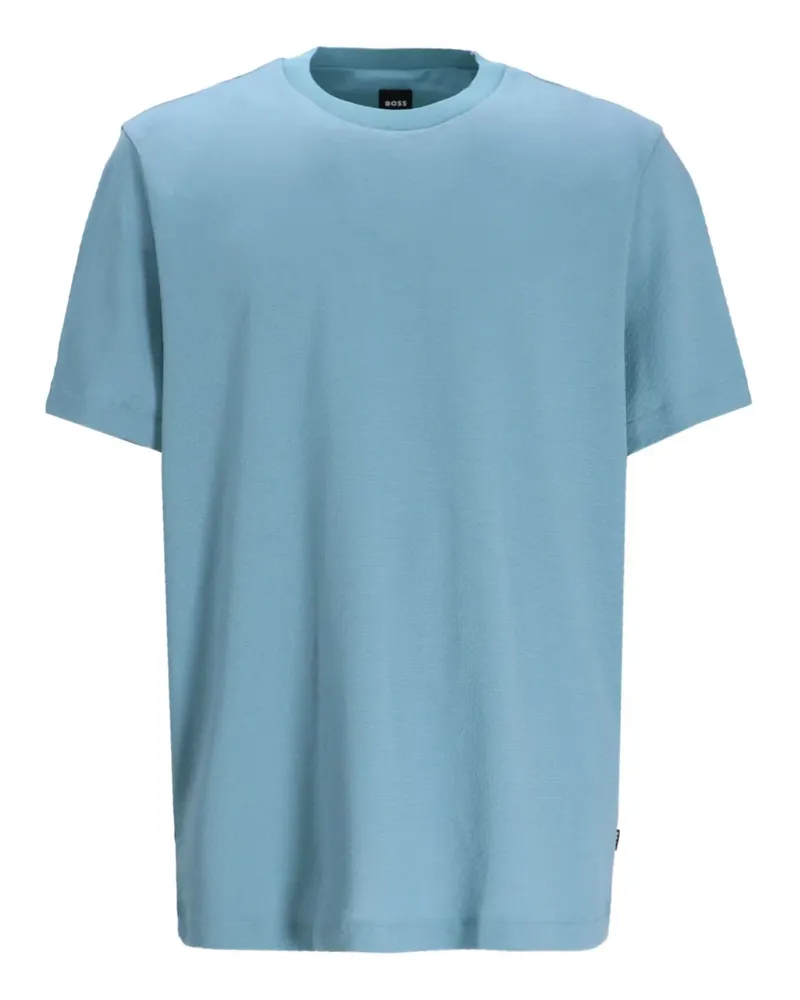 HUGO BOSS T-Shirt mit rundem Ausschnitt - Blau Blau