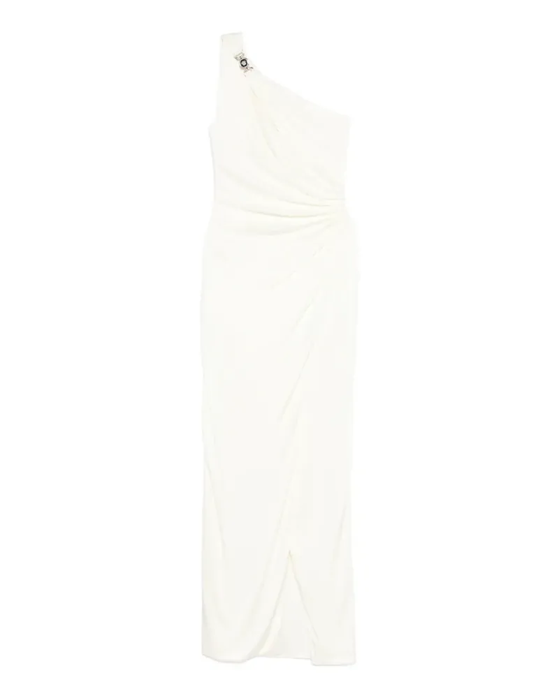 Versace embellishment one-shoulder maxi dress - Weiß Weiß