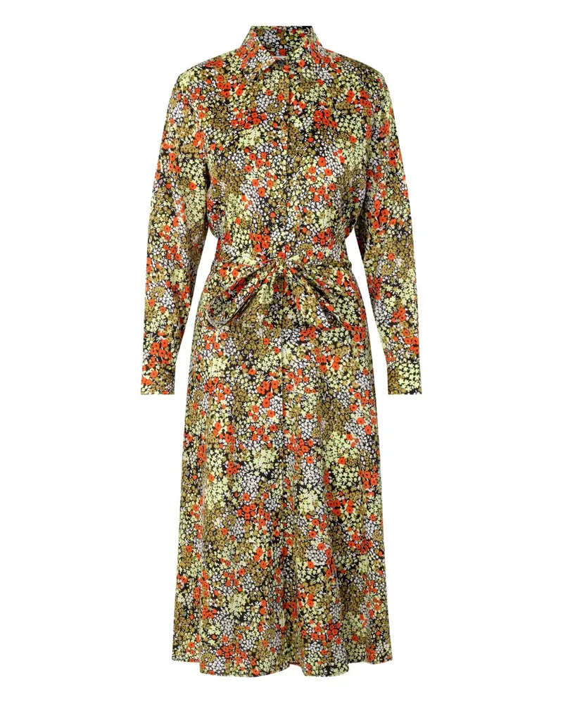 Samsøe & Samsøe Asta Hemdkleid mit Blumen-Print - Grün Grün