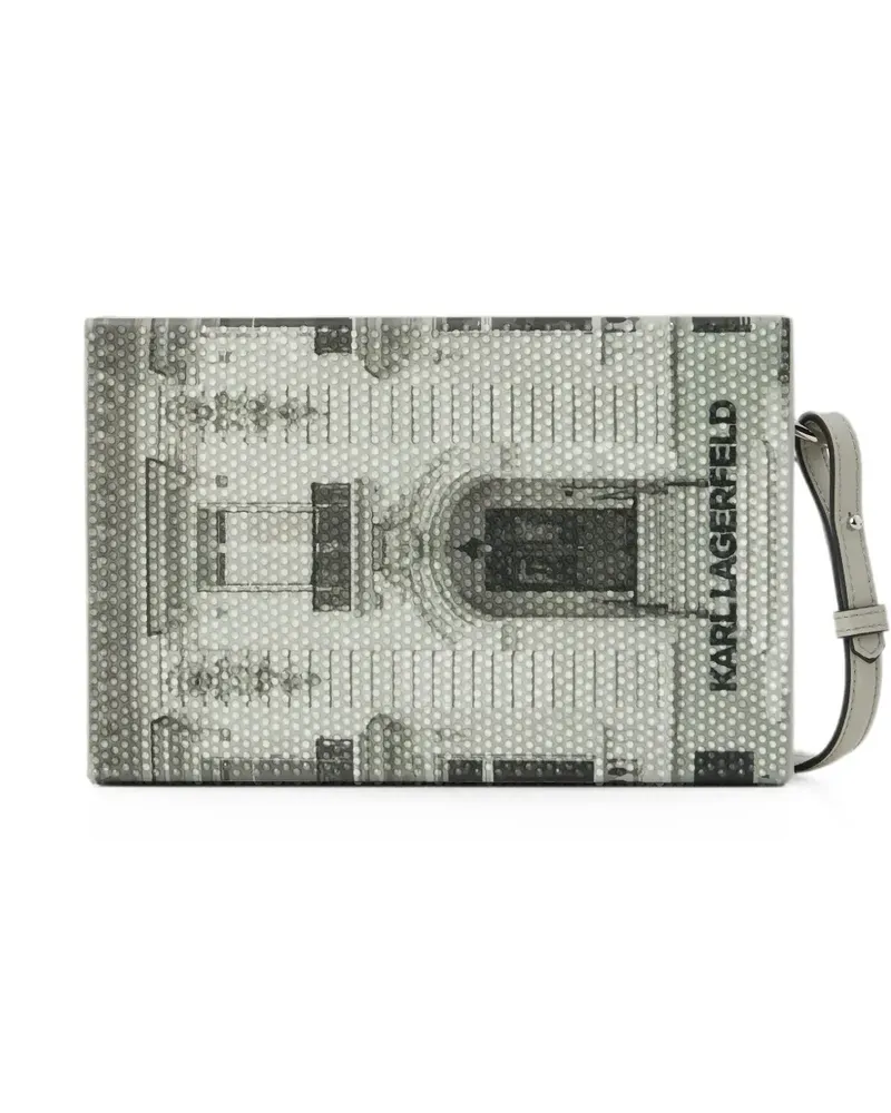 Karl Lagerfeld K/Soiree Rue St-Guillaume Clutch - Grau Grau