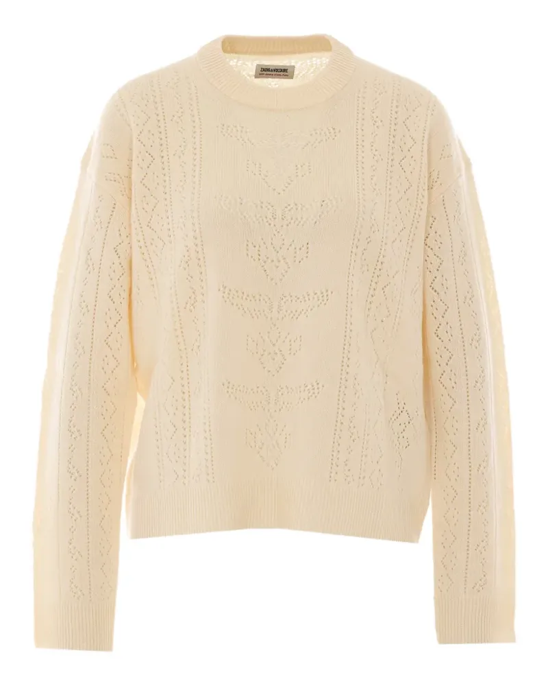 Zadig & Voltaire Markuz Pullover aus Pointelle-Strick - Nude Nude