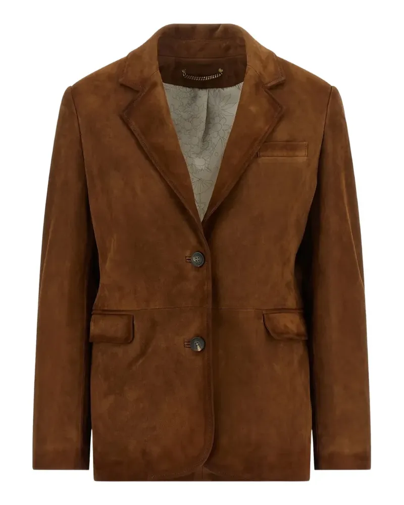 Golden Goose Robyn suede blazer - Braun Braun