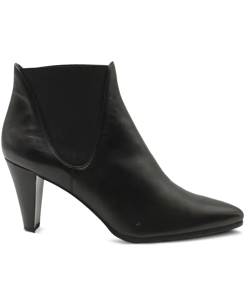 Stuart Weitzman leather pointed-toe ankle boots - Schwarz Schwarz