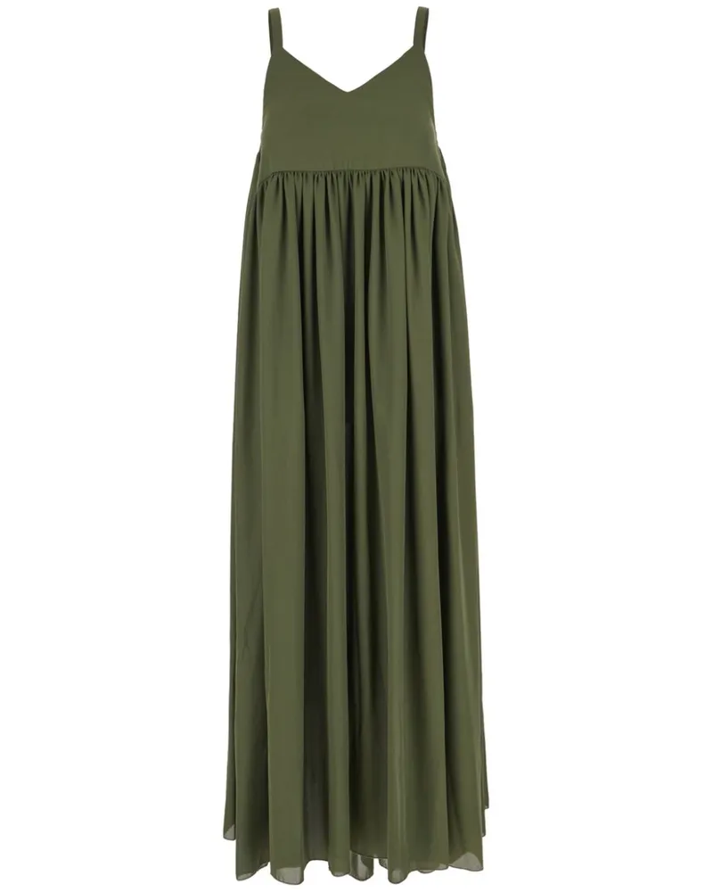 Ballantyne Maxikleid mit V-Ausschnitt - Grün Grün