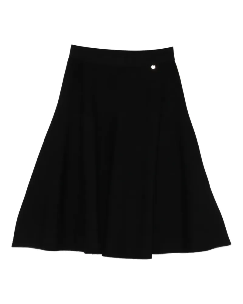 Liu Jo Minirock mit Logo-Anhänger - Schwarz Schwarz