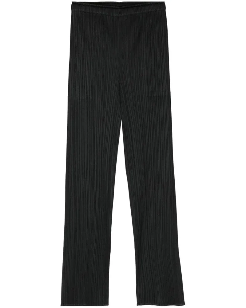 Issey Miyake MC March Plisseehose - Schwarz Schwarz