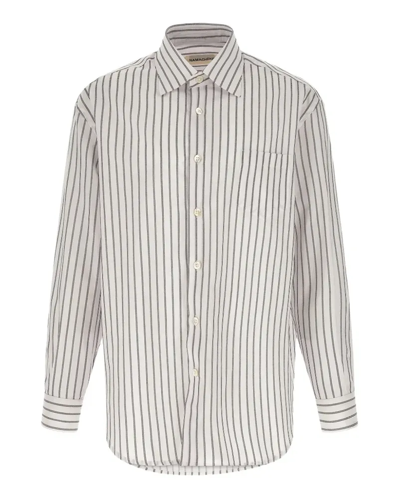 Namacheko Colt jacquard-stripe shirt - Weiß Weiß