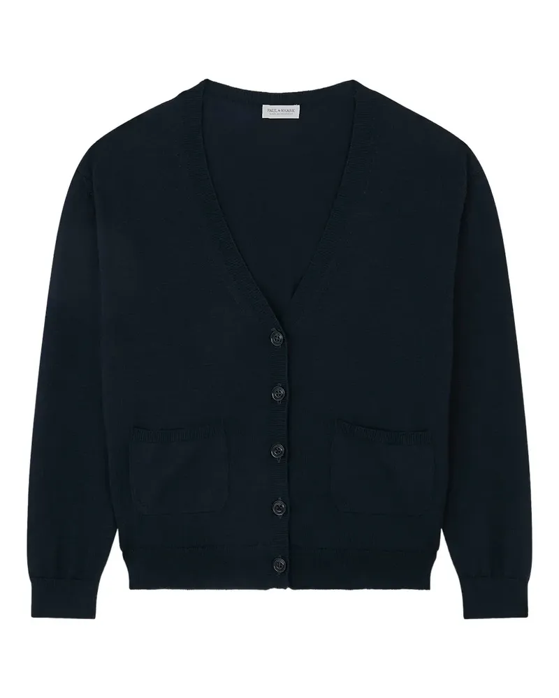 Paul & Shark Cardigan aus Woll-Kaschmirgemisch - Blau Blau