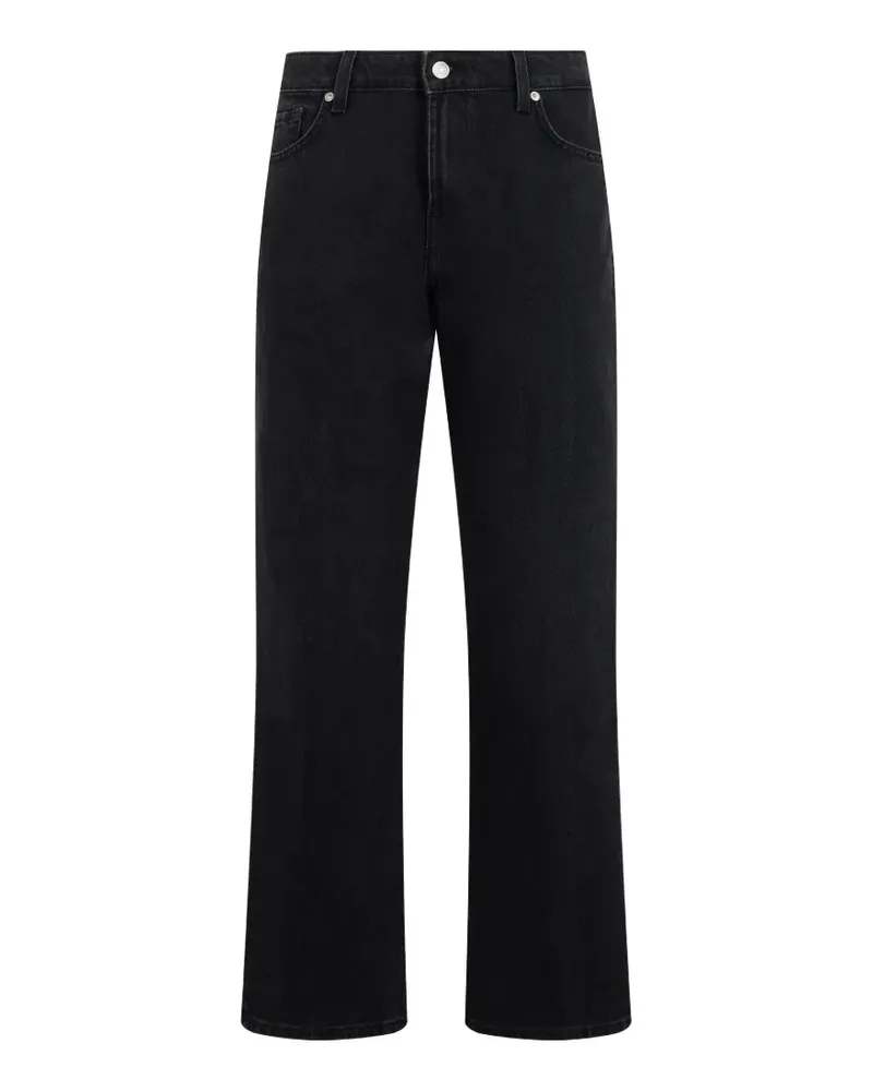 7 for all mankind Calie straight-leg jeans - Schwarz Schwarz