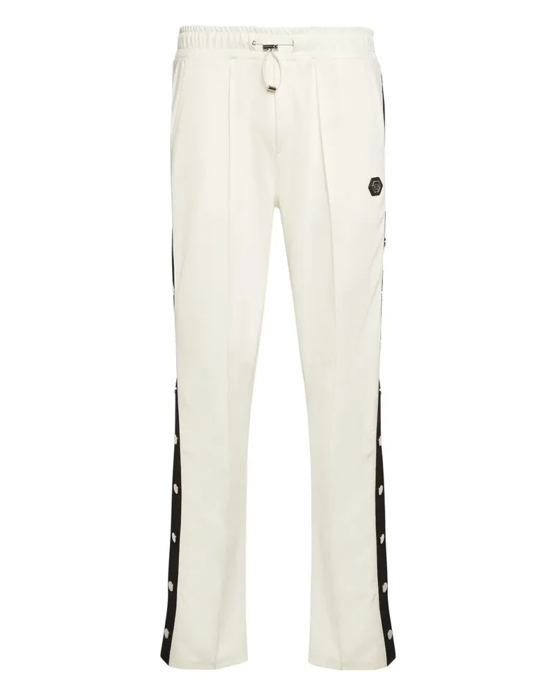 Philipp Plein Jogginghose mit seitlichen Streifen - Nude Nude