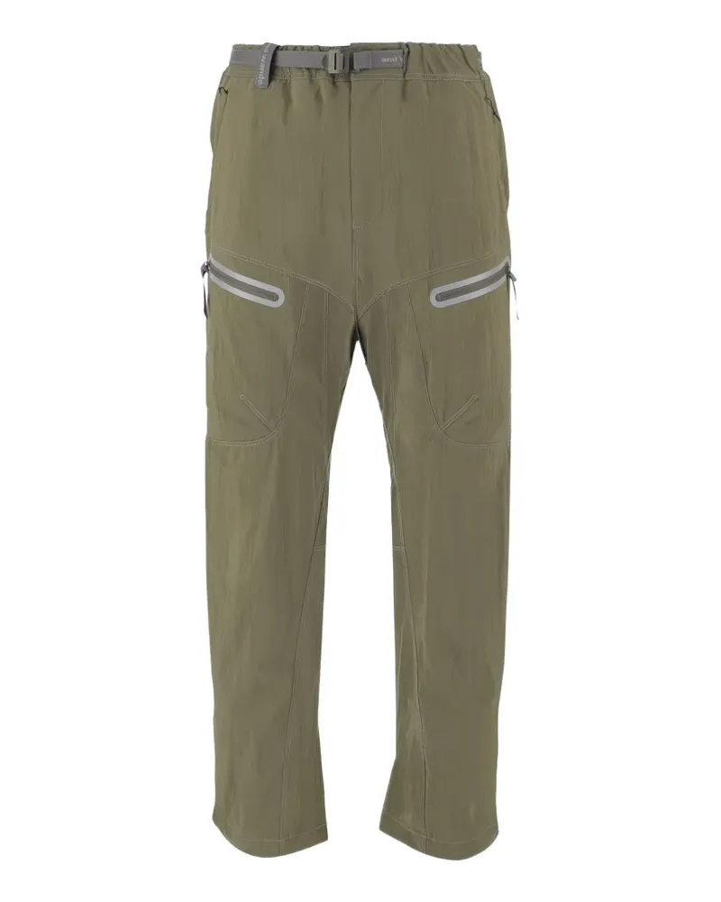 and wander zip-pockets trousers - Grün Grün