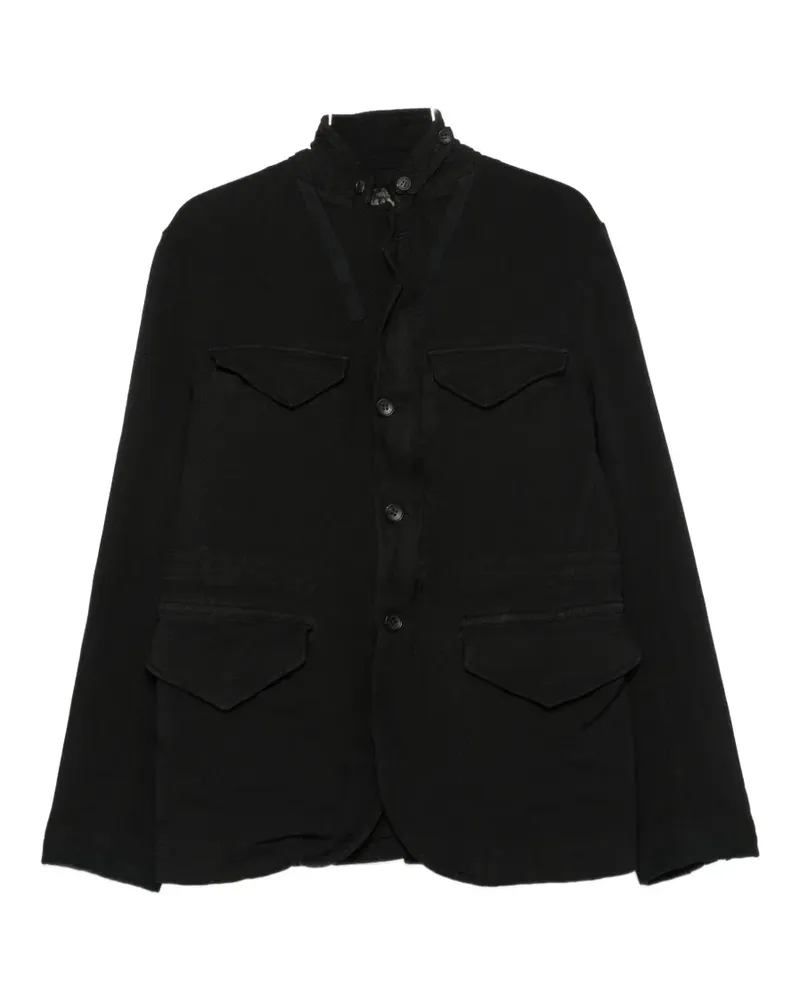 Junya Watanabe button-up high-neck jacket - Schwarz Schwarz