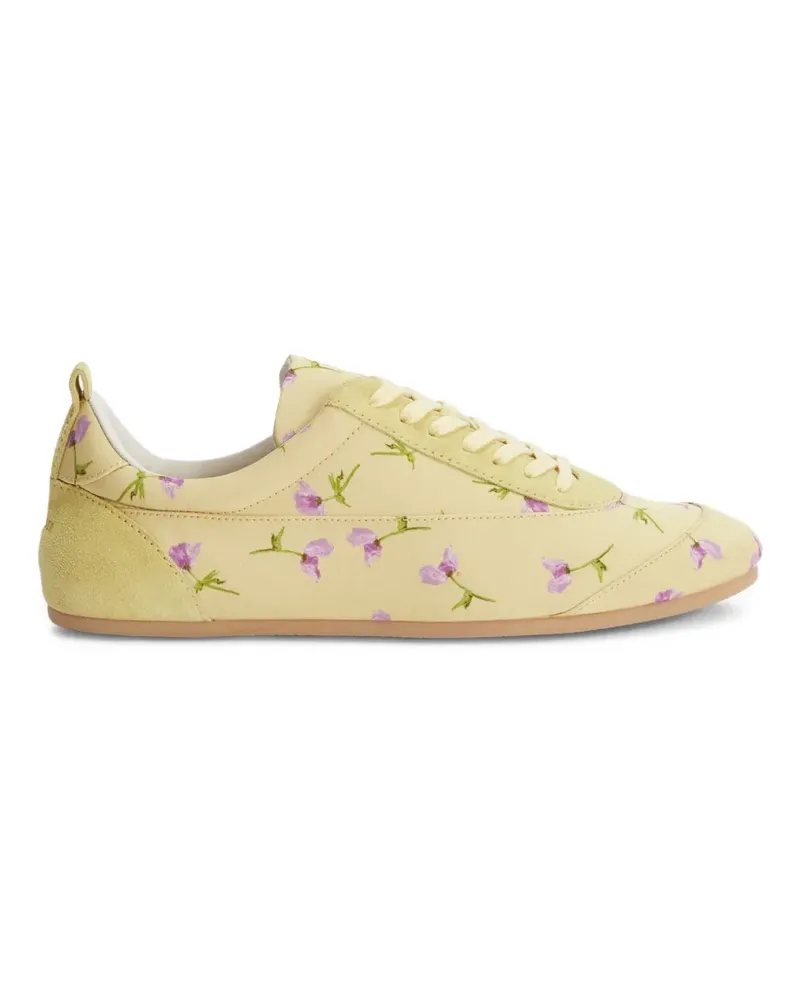 Jil Sander Etage Sneakers mit Blumenprint - Nude Nude