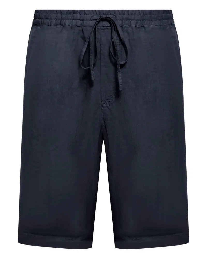 120% Lino Bermudas aus Leinen - Blau Blau